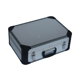 銀製および黒いアルミニウム救急処置箱のアルミニウム医者携帯用ケース